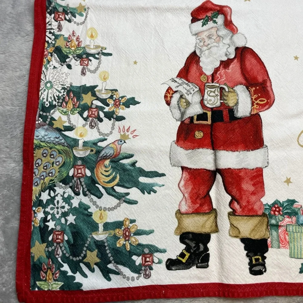 Williams Sonoma Holiday Tea Towel 19.5